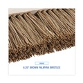 Brooms | Boardwalk BWK71160 6.25 in. Palmyra Fiber Bristles 16 in. Brush Street Broom Head - Brown image number 3