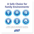 Cleaning & Janitorial Supplies | PURELL 9022-10 5 in. x 7 in. Individually Wrapped Unscented Sanitizing Hand Wipes - White (1000/Carton) image number 3