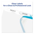 Dividers & Tabs | Avery 11556 11 in. x 8.5 in. 5-Tab Print and Apply Index Maker Clear Label Dividers - White (50 Sets/Box) image number 3
