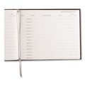 Office Jansan | National 57802 9.78 in. x 8.5 in. Sheets Hardcover Visitor Register Book - Black image number 3