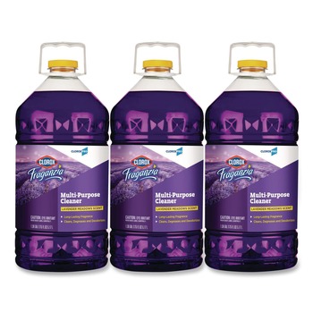 Clorox 175 oz. Bottle CloroxPro Fraganzia Multi-Purpose Cleaner - Lavender Meadows Scent (3/Carton)