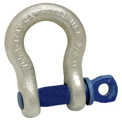 Material Handling | Campbell 5411635 419 Series 1 in. 8 1/2 Ton Anchor Shackles Bail with Screw Pin Shackle image number 0
