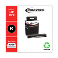 Ink & Toner | Innovera IVR970B Remanufactured 3000-Page Yield Ink for HP 970 (CN621AM) - Black image number 2