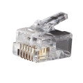 Electronics | Klein Tools VDV826-600 25-Piece RJ11/6P6C Modular Telephone Plug Set - Clear image number 0