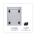 Office Carts & Stands | Alera ALEPABBFLG 14.96 in. x 19.29 in. x 27.75 in. 3-Drawers: Box/Box/File Legal/Letter Left or Right File Pedestal - Light Gray image number 5