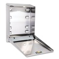 Paper Towel Holders | San Jamar T1900SS 11.38 in. x 4 in. x 14.75 in. C-Fold/Multifold Towel Dispenser - Stainless Steel image number 5