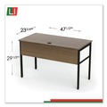 Office Desks & Workstations | Linea Italia LITUR600NW Urban Series 47.25 in. x 23.75 in. x 29.5 in. Desk Workstation - Natural Walnut image number 10