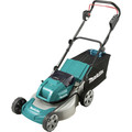 Push Mowers | Makita XML03CM1 18V X2 (36V) LXT Brushless Lithium-Ion 18 in. Cordless Lawn Mower Kit with 4 Batteries (4 Ah) image number 1