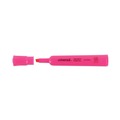 Office Jansan | Universal UNV08865 Fluorescent Ink Chisel Tip, Desk Highlighters - Pink (1 Dozen) image number 4