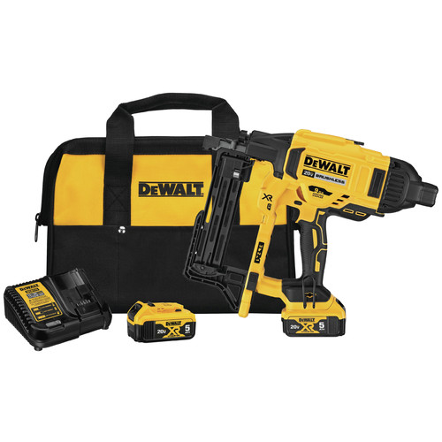 Crown Staplers | Dewalt DCFS950P2 20V MAX XR Lithium-Ion 9 Gauge Cordless Fencing Stapler Kit with 2 Batteries (5 Ah) image number 0