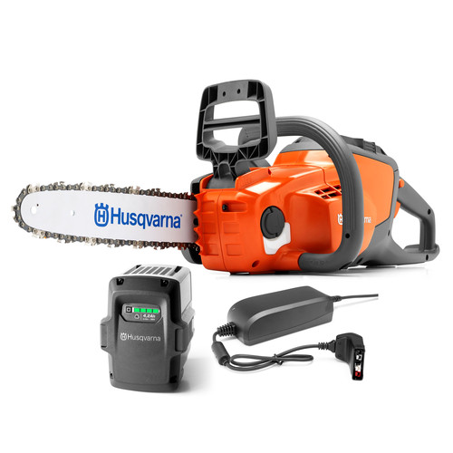 Husqvarna 136li 40v Lithium Ion 12 In Chainsaw With Battery And Charger Cpo Outlets