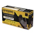 Disposable Gloves | Ammex GWBEN48100 6 mil Powder-Free Nitrile Exam Gloves - X-Large, Black (1000/Carton) image number 1