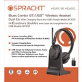 Office Electronics & Batteries | Spracht BC1022 Blues Combo Binaural Headset Over The Ear Black image number 1