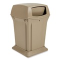 Trash & Waste Bins | Rubbermaid Commercial FG917188BEIG Ranger 45-Gallon Fire-Safe Structural Foam Container - Beige image number 3