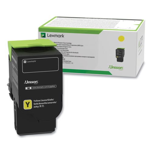 Ink & Toner | Lexmark 78C1UYE 78C1UYE 7,000 Page-Yield Ultra High-Yield Toner - Yellow image number 0
