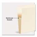 Office Jansan | Smead 75124 3.5 in. Expansion Letter Size End Tab File Pockets - Manila (25/Box) image number 3