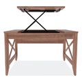 Alera WDE4824-T-WA 47.35 in. x 23.63 in. x 29.5 in.- 43.75 in. Sit-to-Stand Table Desk - Modern Walnut image number 2