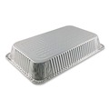 Cutlery | Handi-Foil 201900 12.19 in. x 20.75 in. 60 Gauge Full-Size Deep Aluminum Steam Table Pans (50/Carton) image number 3