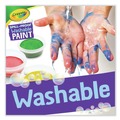 Acrylic & Tempera Paint | Crayola 54-2313 1.4 oz Cups 5-Color Spill Proof Washable Paints image number 4