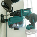 Rotary Hammers | Factory Reconditioned Makita XRH12ZW-R 18V LXT Brushless Lithium-Ion AVT SDS-PLUS AWS 11/16 in. Cordless Rotary Hammer with HEPA Dust Extractor (Tool Only) image number 6
