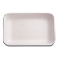 Food Trays, Containers, and Lids | Eco-Products EP-SCRC24NFA 24 oz 8 x 6 x 1 Vanguard Worldview Renewable and Compostable Sugarcane Take-Out Containers - White (400/Carton) image number 1