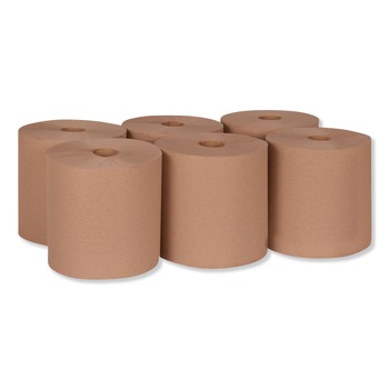 CLEANING CLOTHS | Tork RK1000 6 Rolls/Carton Universal 1-Ply 7.88 in. x 1000 ft. Hardwound Hand Towel - Natural