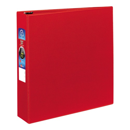 Office Jansan | Avery 79582 3 One Touch EZD Rings 2 in. Capacity 11 in. x 8.5 in. Heavy-Duty Non-View Binder with DuraHinge - Red image number 0