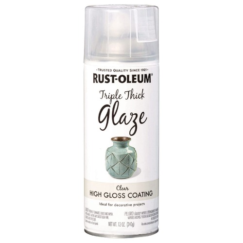 Painting | Rust-Oleum 301416 Specialty Triple Thick Glaze Spray Paint, High Gloss Clear, 12 oz Aerosol Can, 6/Carton image number 0