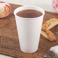 Cups and Lids | SOLO DWTG16W Thermoguard 16 oz Sustainable Forest Print Insulated Paper Hot Cups - White (600/Carton) image number 4