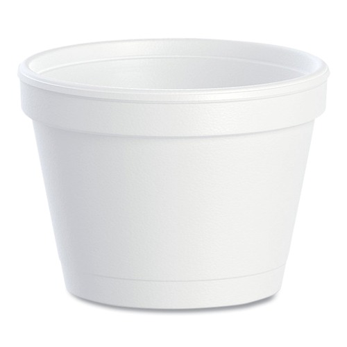 Just Launched | Dart 4J6 4 oz. Foam Bowl Containers - White (1000/Carton) image number 0