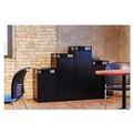 Trash Cans | Safco 2984BL 42 Gallon Public Square Paper -Recycling Receptacles - Black image number 4