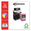 Ink & Toner | Factory Reconditioned Innovera IVR63XLTRI 330 Page-Yield Remanufactured High-Yield Ink Replacement for 63XL (F6U63AN) - Tri-Color image number 2