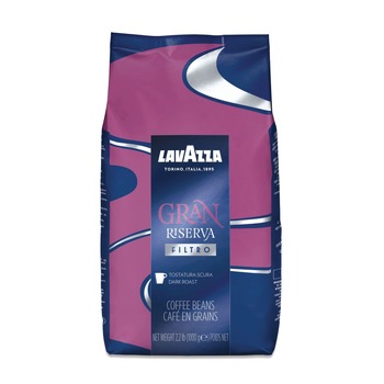 Lavazza 2.2 lbs. Bag Gran Riserva Whole Bean Coffee - Dark and Bold