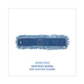 Mops | Boardwalk BWK1136 36 in. x 5 in. Looped-End Cotton/ Synthetic Blend Dust Mop Head - Blue image number 3