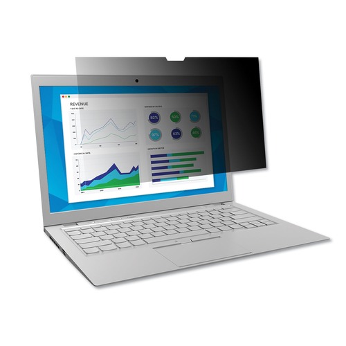 Office Jansan | 3M PF156W9B 16:9 Frameless Blackout Privacy Filter for 15.6 in. Widescreen Laptops image number 0