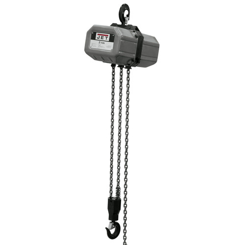 JET 2SS-1C-20 230V SSC Series 9 Speed 2 Ton 20 ft. Lift 1-Phase Electric Chain Hoist image number 0