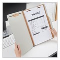 Universal UNV10282 Legal Size Six-Section 2 Dividers Pressboard Classification Folders - Gray (10/Box) image number 2