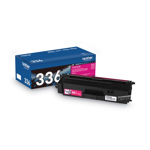 Ink & Toner | Brother TN336M 3500 Page High-Yield Toner - Magenta image number 0