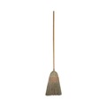 Brooms | Boardwalk BWK926CEA 55 in. Overall Length Parlor Broom with Corn Fiber Bristles - Natural image number 0