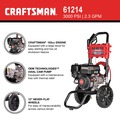 Pressure Washers | Craftsman 61214S 2.3 GPM 3000 PSI Gas Pressure Washer image number 10