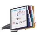 Office Jansan | Durable 554200 10 in. x 5.63 in. x 13.88 in. 10 Panels SHERPA Desk Reference System - Assorted Borders image number 2