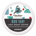 Bulk Savings Pricing 2 | Caribou Coffee 5000368779 Bou Yah Light Roast K-Cup Pods (22/Box) image number 1