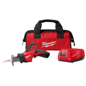 Milwaukee 2420 21 M12 Lithium Ion Hackzall Reciprocating Saw Kit With Battery Cpo Outlets