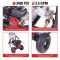 Pressure Washers | Simpson 61083 Clean Machine by SIMPSON 3400 PSI at 2.5 GPM SIMPSON Cold Water Residential Gas Pressure Washer image number 12