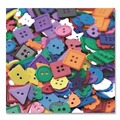 Bulk Savings Pricing 2 | Creativity Street PAC6120 1 lb Plastic Button Assortment - Assorted Colors/Shapes/Sizes (1/Pack) image number 3