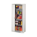  | Alera CM7824LG 36 in. x 78 in. x 24 in. Assembled High Storage Cabinet with Adjustable Shelves - Light Gray image number 2