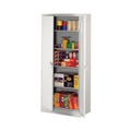  | Alera CM7824LG 36 in. x 24 in. x 78 in. Assembled High Storage Cabinet with Adjustable Shelves - Light Gray image number 2