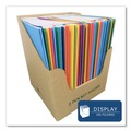 File Folders | Roaring Spring 54200 Accommodates (100) 11 in. x 8.5 in. Sheets Pocket Folder with Prongs - Randomly Assorted Colors (100/Carton) image number 3