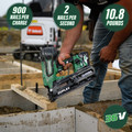 Framing Nailers | Factory Reconditioned Metabo HPT NR3675DDMR MultiVolt 36V Brushless Lithium-Ion 21 Degree 3-1/2 in. Cordless Duplex Nailer Kit (2.5 Ah) image number 3