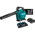 Handheld Blowers | Factory Reconditioned Makita XBU04PT-R 18V X2 (36V) LXT Brushless Lithium-Ion Cordless Blower Kit with 2 Batteries (5 Ah) image number 2